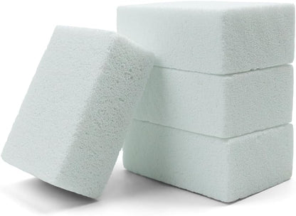 Magic Blackstone Griddle Scraper，4 Pack Gray Stone Cleaning Block Clean Brick for Grill, Removing Stains BBQ，Pool, Racks, Baking Steel, Oven, Flat Top Cookers, Utensils, Exfoliation Dead Skin, Toilet