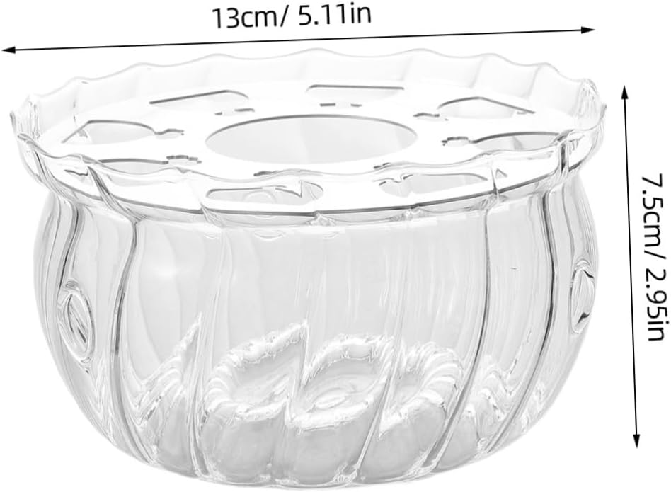 SHOWERORO Teapot Warmer Base for Tea Light Glass Candle Holder for Teapots and Wax Melts Efficient Maintenance for Enjoyable Tea