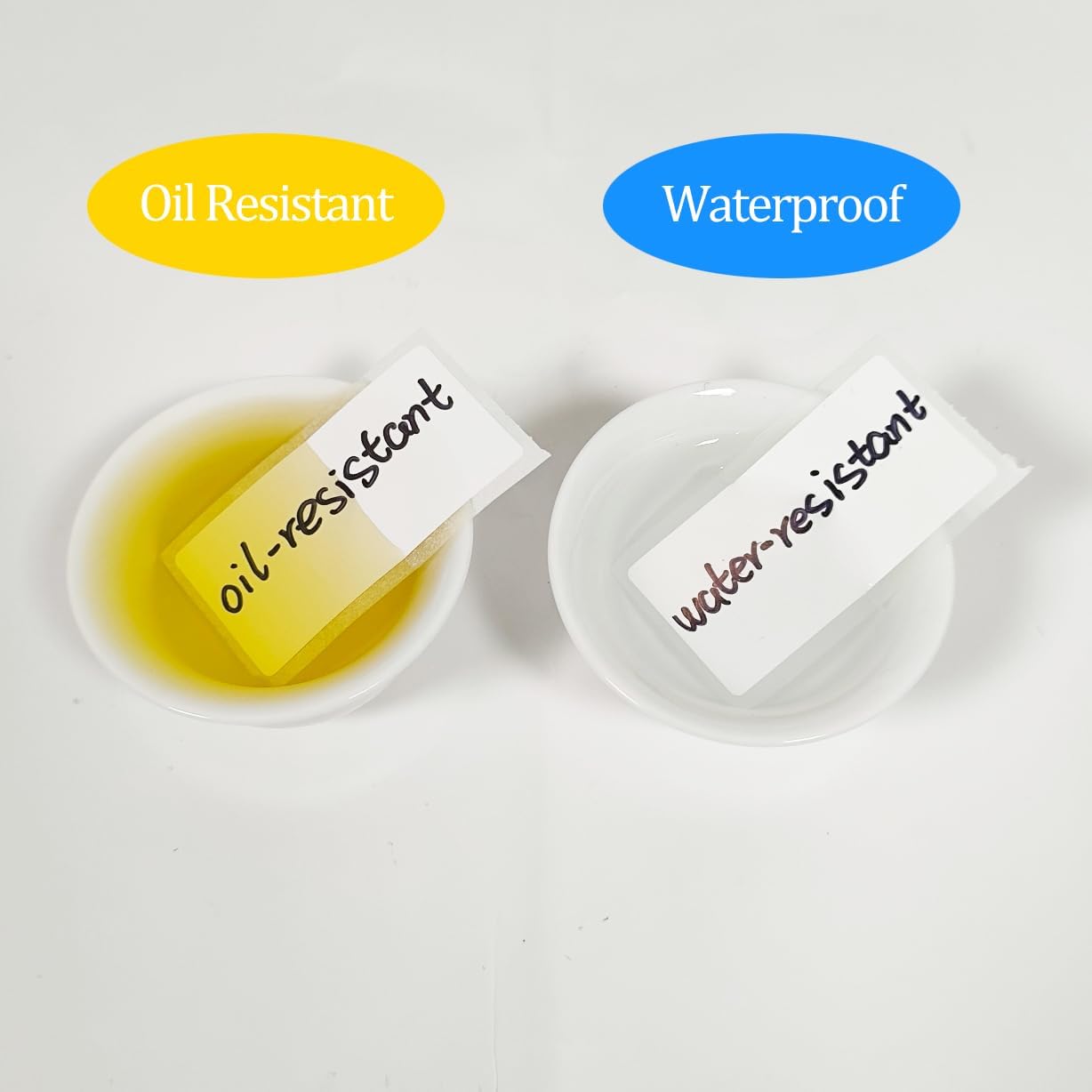 1000Pcs Waterproof Blank Removable Sticker Labels 1”x2” for Food Containers,Tear-Resistant Label Quick Drying Non-Smudging with Perforated Lines,Storage and Condiment Labels