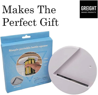 Jar Opener - Under Cabinet, Essential Kitchen Gadget, Easy Grip - Work on Bottle and Any Size Jar