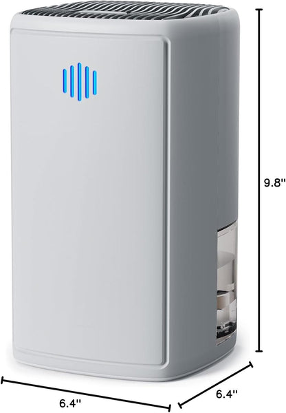 Small Dehumidifier,38OZ,Energy Saving for Bedroom, Bathroom, Closet | 280 Sq.Ft, 28dB Ultra Quiet, Auto Defrost, Auto Shut-off, Portable for Wardrobe Office & RV