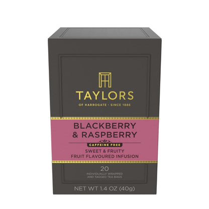 Taylors of Harrogate Blackberry & Raspberry Tea Bags, (Pack of 1)