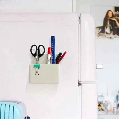 Magnetic Dry Erase Marker Holder - Multi-Surface Pen & Marker Holder for Fridge, Whiteboard, Locker - School, Office, Home - 1 Pack, Black