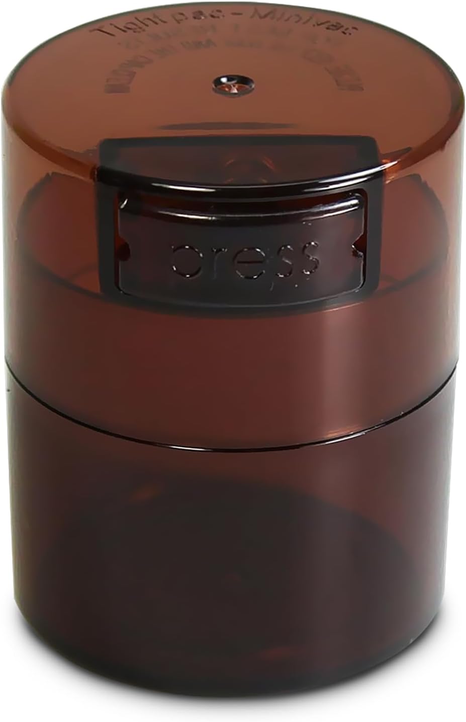 Minivac - 10g to 30 grams Airtight Multi-Use Vacuum Seal Portable Storage Container for Dry Goods, Food, and Herbs - Green Clear