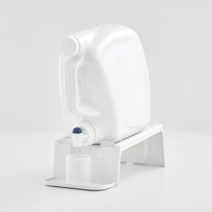 iDesign Laundry Detergent Holder, Clear | Liquid Detergent Stand, Laundry Room Organization