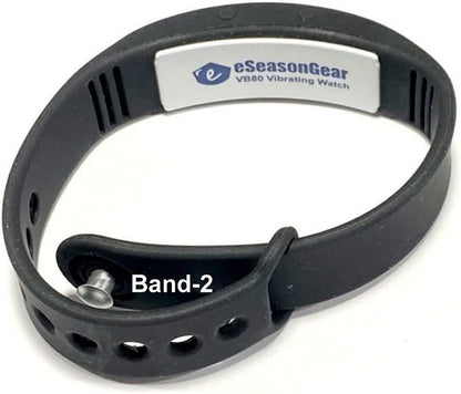 VB80 12 Alarm Vibrating Watch, Silent Vibration Shake Wake ADHD Medication Reminder