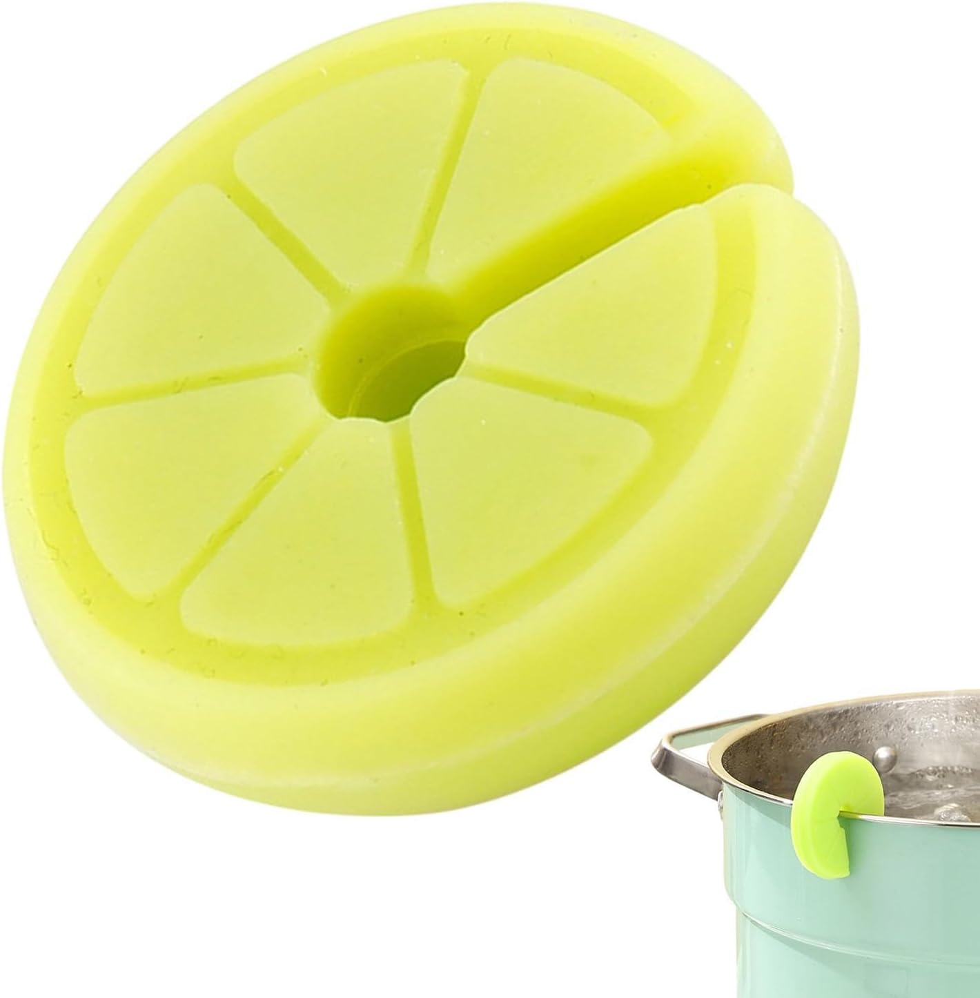 Pot Lid Lifter Heat Resistant Spill Proof Silicone Holder | Pot Lid Overflow Stopper for Soup Cooking Stewing Simmering