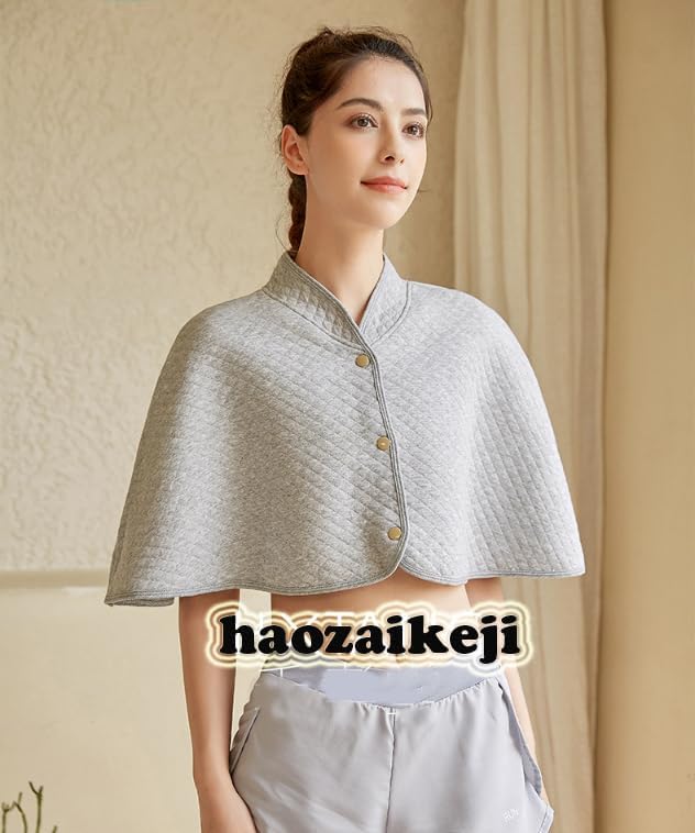 haozaikeji Women Thermal Shoulder Wraps Shoulder Support Warmer Heat Shawl Elderly Pregnant Warm Cape Pain Relief Arthritis