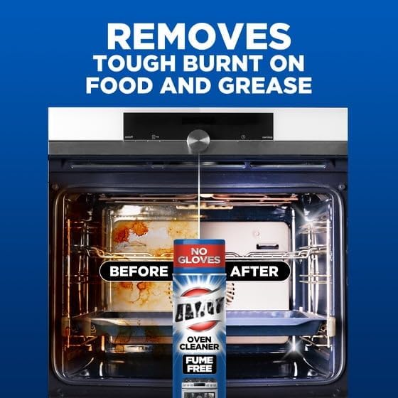 New easy Fume Free off Oven Cleaner Foam, Removes Grease & Burned-On Food, For Ovens, Air Fryers & More 14.5oz (Pack Of 1)