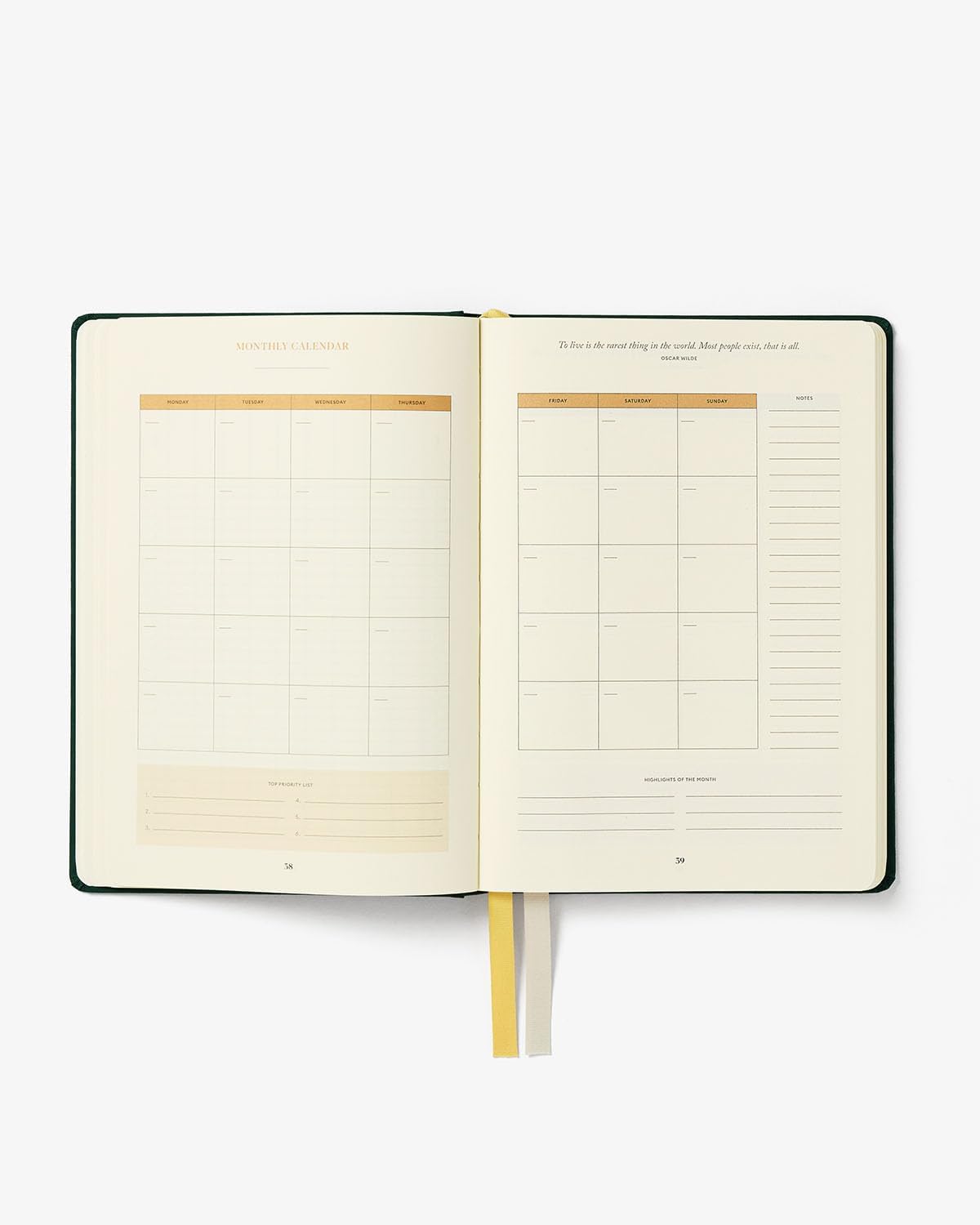 Intelligent Change - 3-Month Productivity Planner, Productivity Tools for Time-Management and Mindfulness, Daily To-Do List, A5 Undated Quarterly Planner, Beige (Beige)