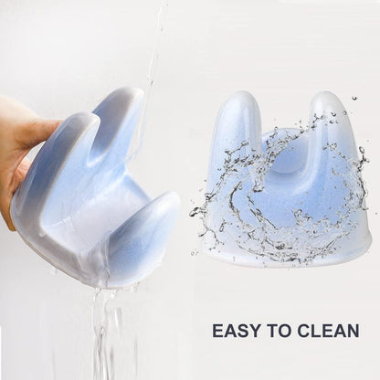 Nihow Ceramic Pot Lid Holder While Cooking for Kitchen Counter/Stove Top | Blue,Stable, Dishwasher Safe, Keep Counter Top Tidy and Clean,Water Proof,Saving Space,Heat Resistant