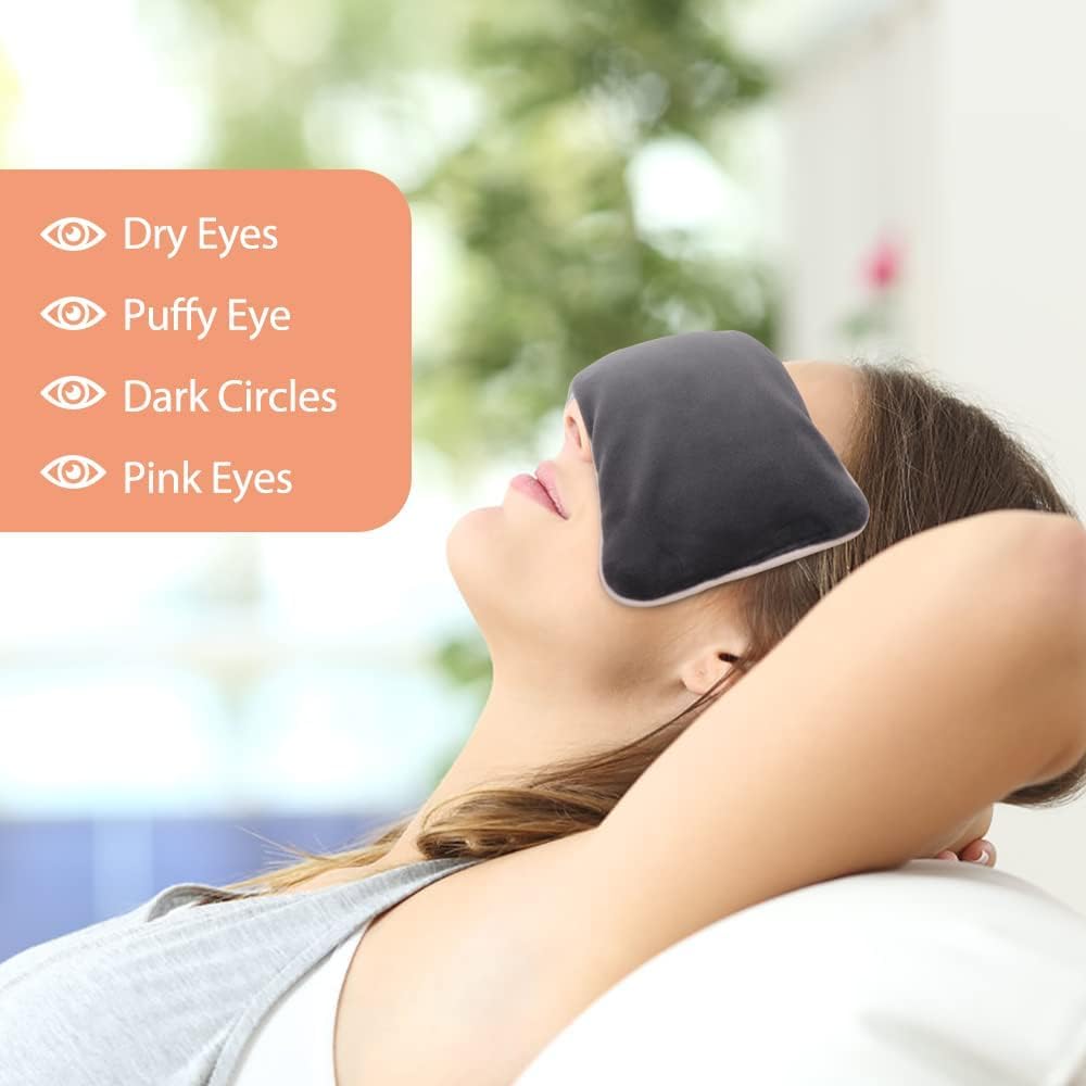 Lavender Weighted Eye Pillow for Yoga Relaxation FSA Eligible HSA