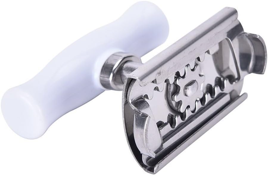 5 in 1 Lids off Jar Opener, Bottle Opener, Ideal For Women, Kids, Seniors - for Multipurpose Kitchen Tool, Easy open. White