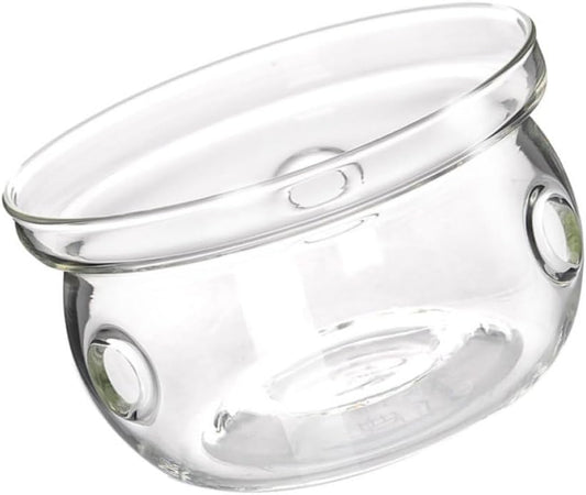 DECHOUS Creative and Tea Pot Heating with Glass Warmer Base Insulated Function Candlestick Feature Stylish for Tea Pot Use at Home