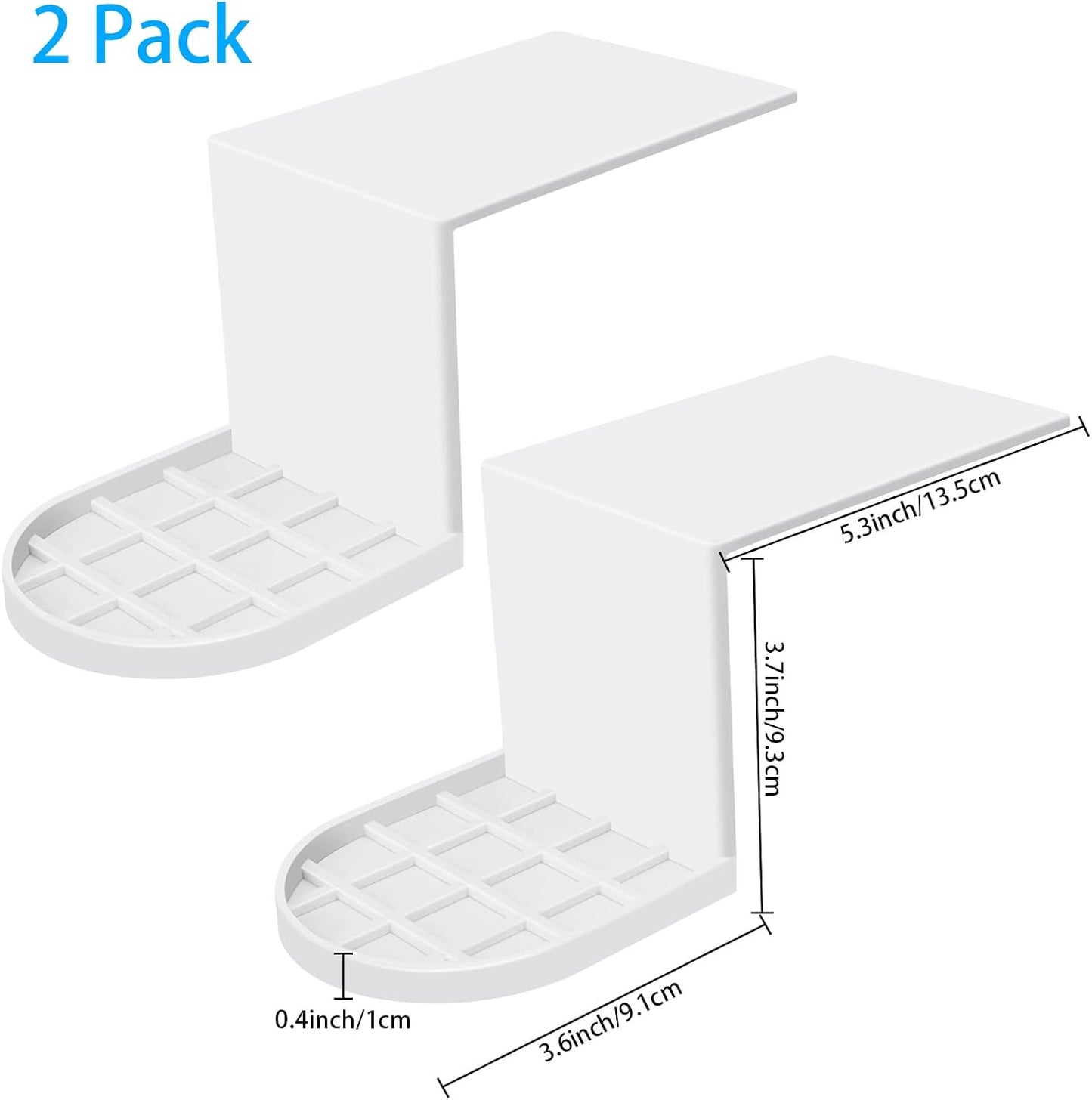 Laundry Detergent Holder 2 Pack - Detergent Cup Holder Tidy Soap Tray Dispenser Organizer Drip Fit Catcher for Fabric Softener Liquid Spigot Container Plastic Sheet Saver Stand Station Washing Set | Detergent Cup Holder, Soap Tray, Plastic Sheet Saver