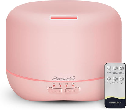 Homeweeks Essential Oil Diffuser for Room Aromatherapy Scent Diffuser