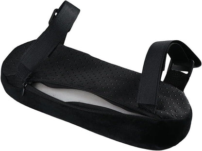 Black Single Office Chair Parts Arm Pad Memory Foam Armrest Cover Cushion Pad for Home Office Chair Comfortable Elbow Pillow