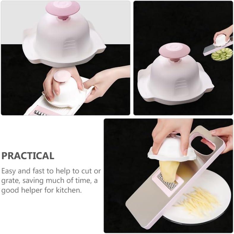 Unomor 2pcs Anti-cut Plastic Hand Guards for Kitchen Use Finger Protectors for Chopping Slicing and Grating Cooking Tool for Vegetables Fruits and Cheese