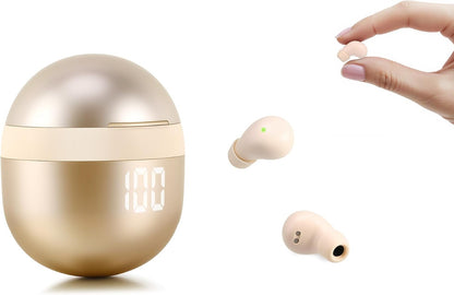 Invisible Mini Sleep Earbuds Bluetooth Wireless for Side Sleeper Small Ears