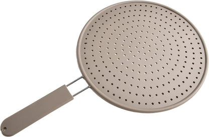 Silicone Splatter Guard for Frying Pan 28cm/11in, Heat Resistant Mesh Screen with Handle Cover, Non-Stick Grease Shield for Cooking Oil for SPLASH Prevention, Dishwasher Safe Kitchen Tool for Stove