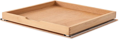 Pull Out Cabinet Drawers - 9x2 Size Options (10-29'W,18-21'D), Pre-Assembled with Soft Close Slides, Solid Beechwood, Easy Installation(10'W x 18'D)