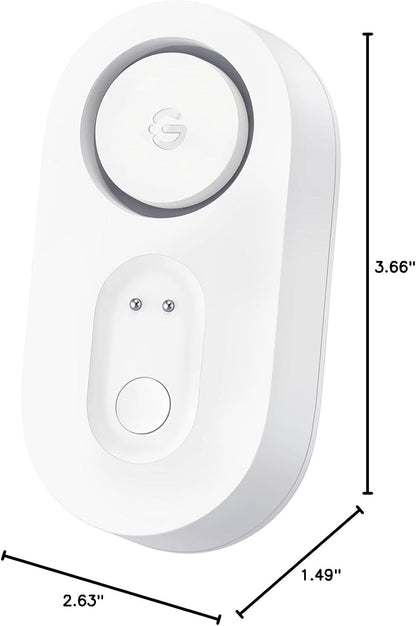 GoveeLife Upgraded Smart Water Leak Detector 1s with High Alarm, 4 Pack | 1804ft Ultra-Long Range, WiFi Water Sensor with SMS/Email/APP Push, 5Yr Battery Life,IP67, Suit for Home, Basement, Kitchen