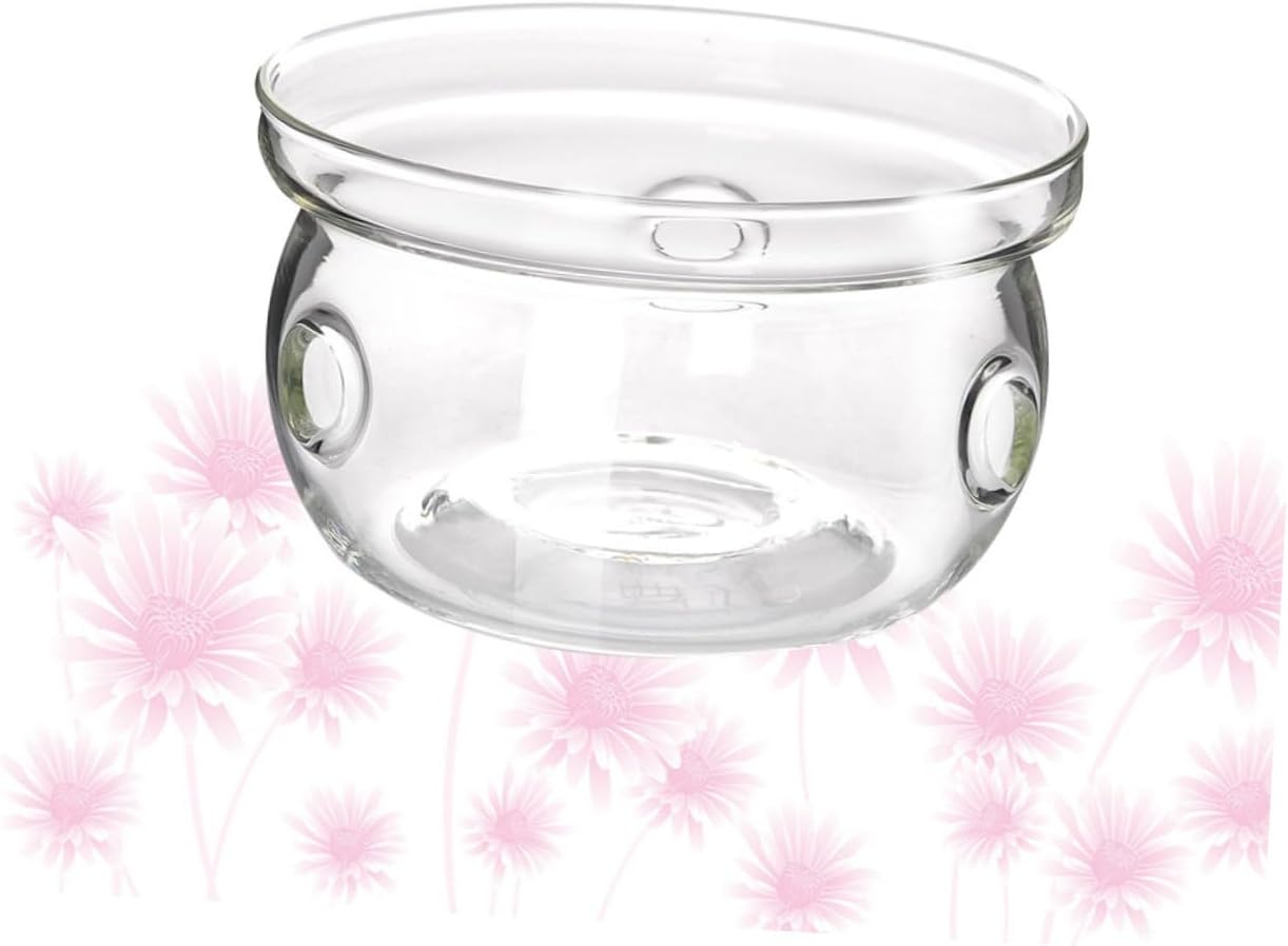 Electric Tea Kettle Base Glass Teapot Stand Insulated Heating Pad Stylish Glass Base for Stovetop Tea Pot