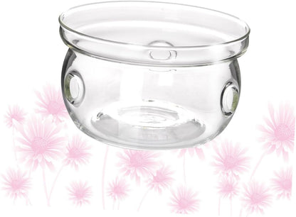 Electric Tea Kettle Base Glass Teapot Stand Insulated Heating Pad Stylish Glass Base for Stovetop Tea Pot