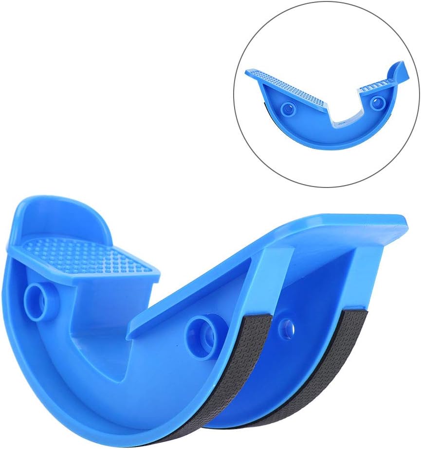 Portable Calf Stretcher Foot Rocker, Blue Physical Equipment for Plantar Fasciitis Relief, Home Fitness Stretching Device for Ankle Pain Recovery