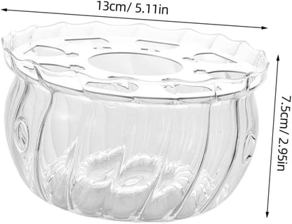 Glass Teapot Warmer Heat Resistant Candle Stand for Teapot and Food Easy to Clean Wax Warmer for Consistent Warmth Tea Accessories for Daily Use