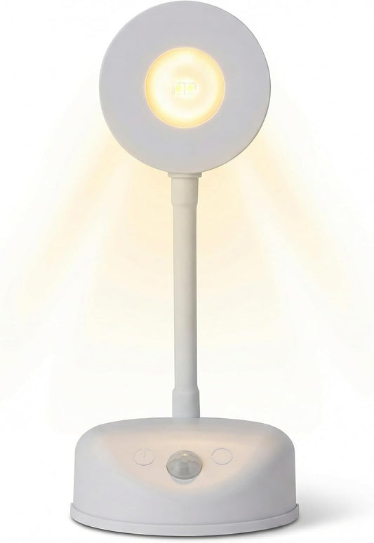Motion Sensor Wall Light, LED Wall Sconce with Adjustable Angle, USB Rechargeable, Dimmable with 3 Colors, Magnetic Wall Mounted for Bedside, Hallway, Artwork