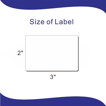Hybsk 60 PCS Rectangle Removable Labels for Jars Containers Pantry Stickers- No Messy Residue After Use with Easy Write Surface (2 x 3 inch)