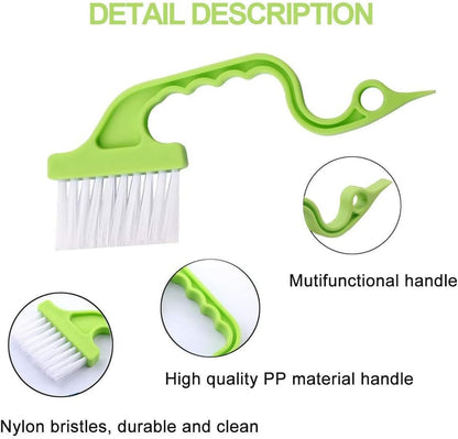Window Groove Cleaning Brushes Tools,6 Pcs Household Deep Cleaning Tool,Magic Window Sill Cleaning Tool for Slide Door,Shutter,Air Conditioner,Bathroom/Shower,Blinds,Vents (6 PCS)