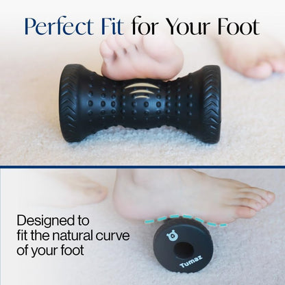Tumaz Foot Roller & Massage Ball 3-in-1 Set | Foot Roller, Spiky & Lacrosse Balls | Ergonomic Design | Deep Tissue Massage | Foot Relaxation & Recovery