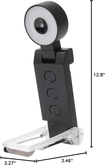 Rechargeable Book Light, Clip-On LED Reading Light, Eye-Caring