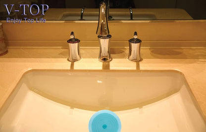 Shower Drain Hair Catcher Tub Stopper, V-TOP Drain Cover for Shower to Catcher Hair, Silicone Bathtub Drain Plug Suit for Bathroom Kitchen and Laundry, 4 Pack