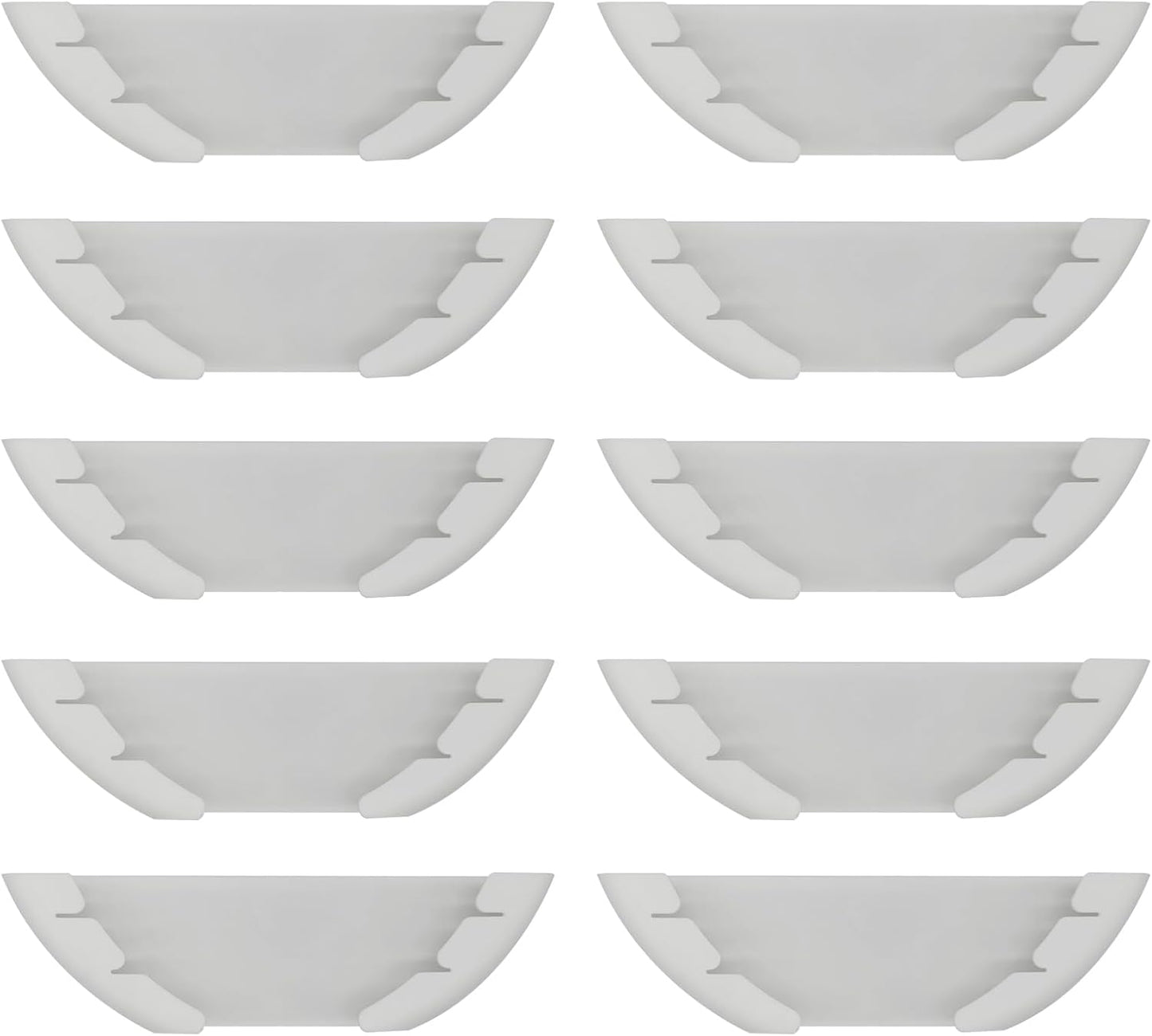Universal Pot Lid Organizer for Cabinet, 5 Pcs Pan Lids Organizers Inside Cabinet Door Wall Mount Pots Top Storage Rack Holder for Kitchen, Fits 6" to 13.5" (5pcs black)