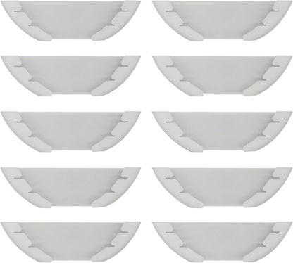 Universal Pot Lid Organizer for Cabinet, 5 Pcs Pan Lids Organizers Inside Cabinet Door Wall Mount Pots Top Storage Rack Holder for Kitchen, Fits 6" to 13.5" (5pcs black)