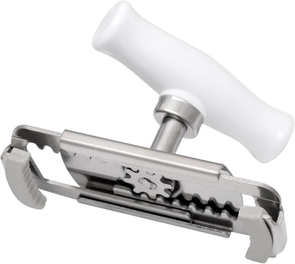 Kichwit Jar Opener for Arthritis, Stainless Steel | Jar Lid Opener for Small and Medium Jar Lids