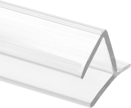 Prime-Line M 6262 Frameless Shower Door Bottom Seal for 1/4 in. Thick Glass Doors, Single Flap, 36 in., Clear Vinyl (Single Pack)