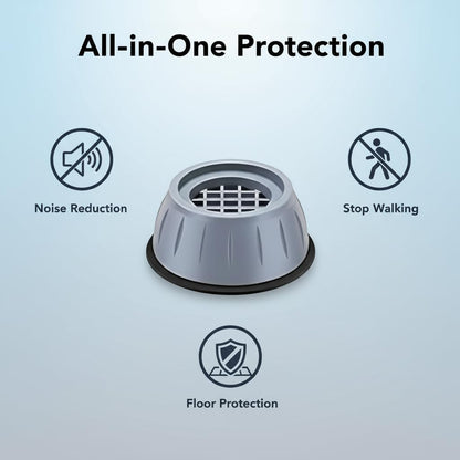 Washing Machine Drain Pan, 27x27 Inch Silicone Mat with Raised Edge | Waterproof Leak Protector Tray for Under Washer and Dryer, Anti-Slip and Foldable Laundry Room Mat