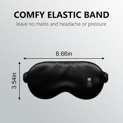 Joythink Cordless Sleep Mask Heated Eye Mask for Dry Eyes,Eye Relief,with 3 Temperature Settings and Timer Control,Washable Eye Mask,Gifts for Friends