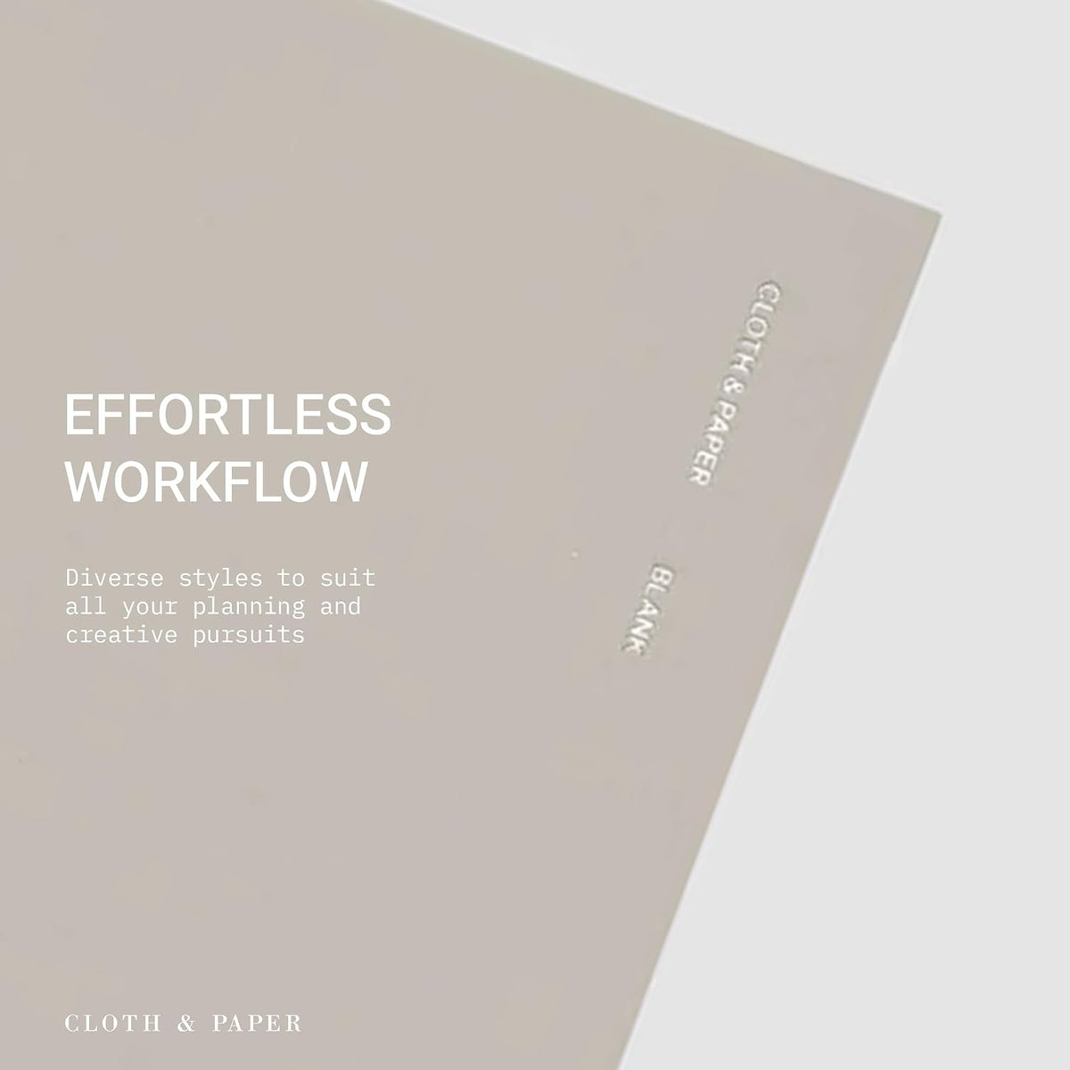 Cloth & Paper Travel Notebook | Daily Wellness Planner – Smoked Salt | Pocket Plus Wellness Planner 3.2" x 6" | Habit Tracker & Self Care Journal for Goals, Gratitude & Reflection – Soft Touch Cover