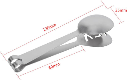 Tea Bag Squeezer, Stainless Steel Tea Bag Straining Drying Tongs