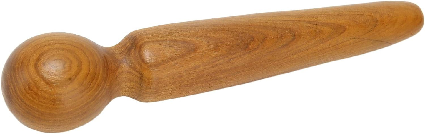 Dioche Reflexology Foot Massage Wooden Stick, Wood Health Treatment Traditional Tool Manual Massager for Travel