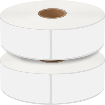 1000 Freezer Labels, 1 x 3 Inch Removable Food Labels, White
