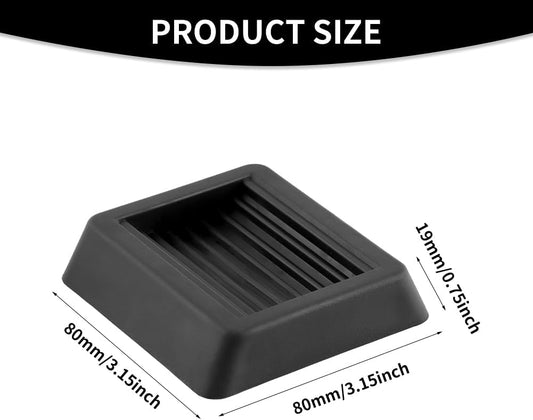 CALIDAKA 5 Pcs Wheel Stoppers Furniture Caster Cups,Non Slip Furniture Pads,Bed Stoppers Furniture Stopper,Silicone Casters Cups Furniture Wheel Stoppers,for Carpet or Hard Floors
