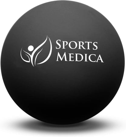 Lacrosse Ball for Myofascial Release, Trigger Point Massage Therapy | Best For Neck & Shoulder Pain, Video Series & eHandbook Included