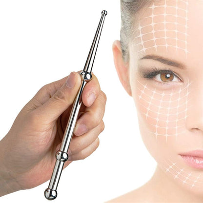 FeelFree Sport Manual Acupuncture Pen, Acupressure Pen & Fascia Stick | Stainless steel massage tool with dual heads for trigger points