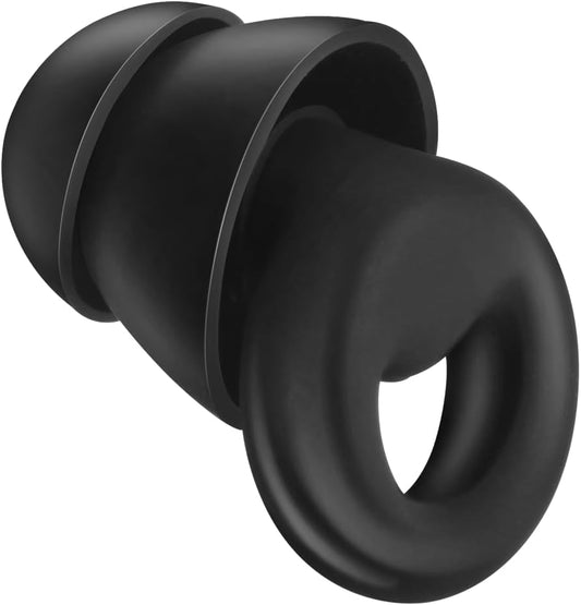 Ear Plugs for Sleeping Noise Cancelling，1 Pairs Reusable Silicone earplugs，Suitable for Concentration, Study, Work, Travel, and snoring – 6 Pairs Ear Tips (XS/S/L Sizes) and Storage case